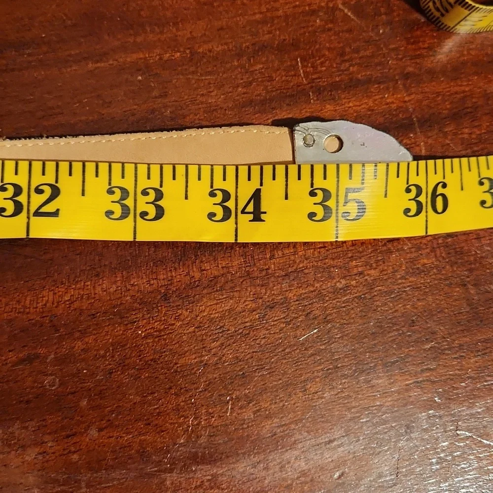 Brighton Black  Belt with Silver & Brass Accents size L - Picture 10 of 10